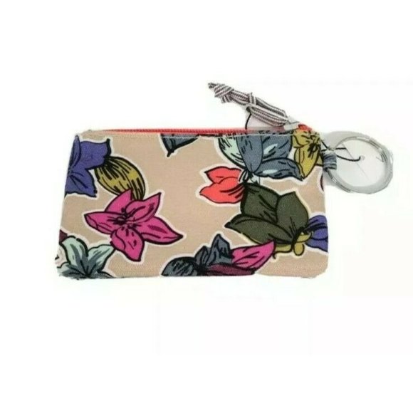 Vera Bradley Accessories - Vera Bradley New Zip ID Case/Coin Purse w/Keychain